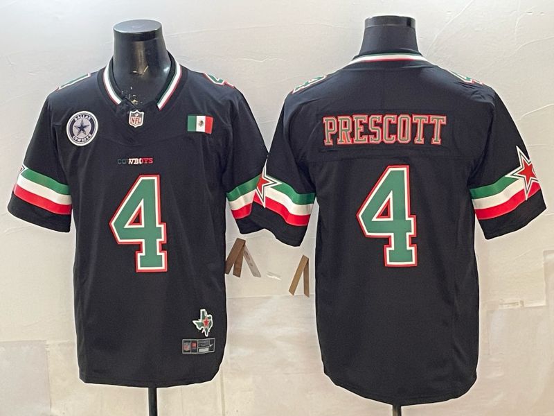 Men Dallas Cowboys #4 Prescott Black 3th generations 2026 Nike Limited NFL Jersey style 115->dallas cowboys->NFL Jersey